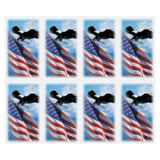 American Eagle Patriotic Memorial Prayer Cards