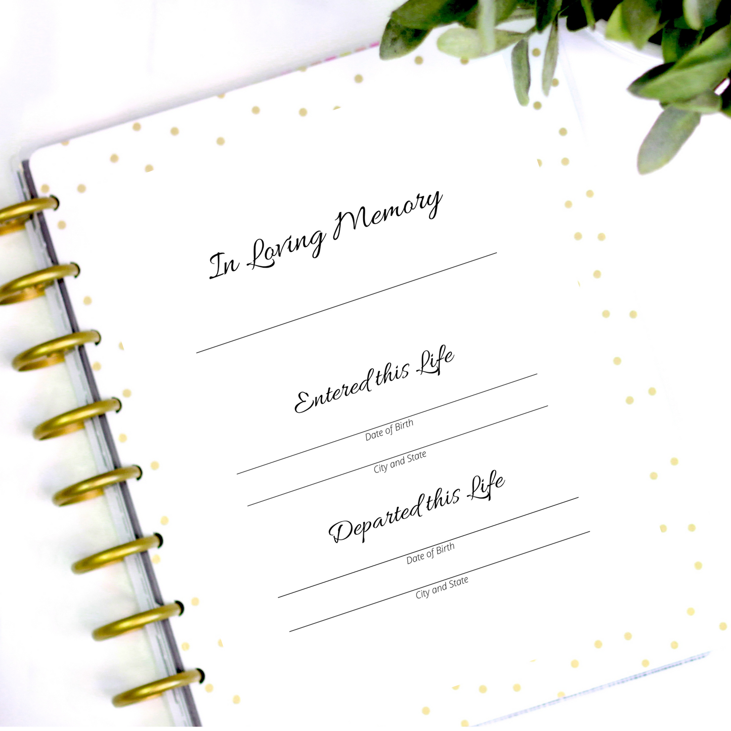 Funeral Guest Book Pages-Instant Digital Download-PDF-26 pages-Size 8.5" x 11"