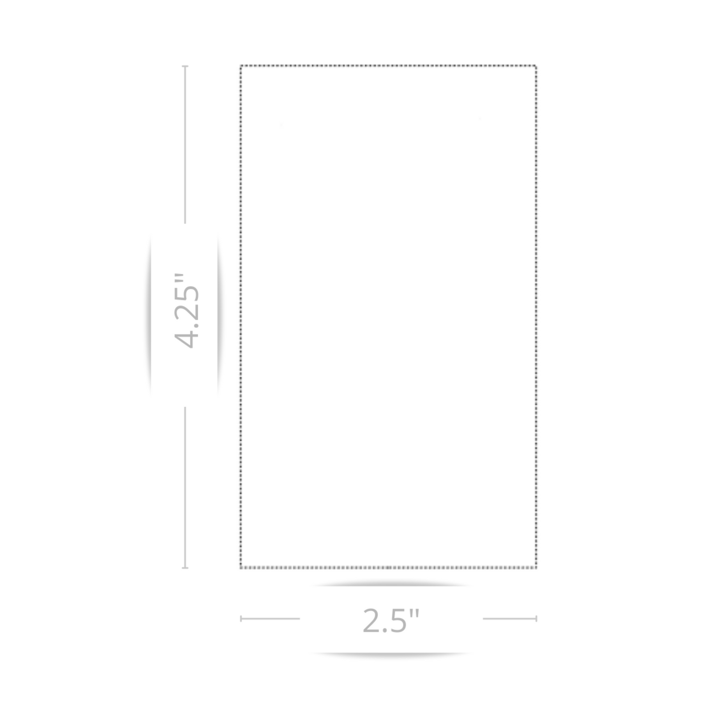 Prayer Card sizing: 4.25"L x 2.5"W