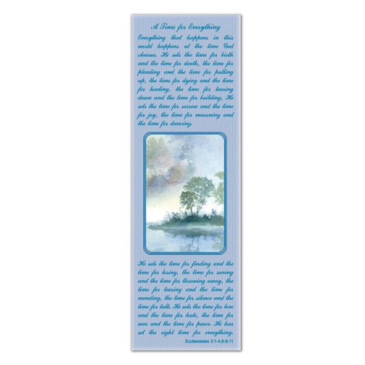 Personalized Custom Laminated Morning Mist Bookmarks Set of 4