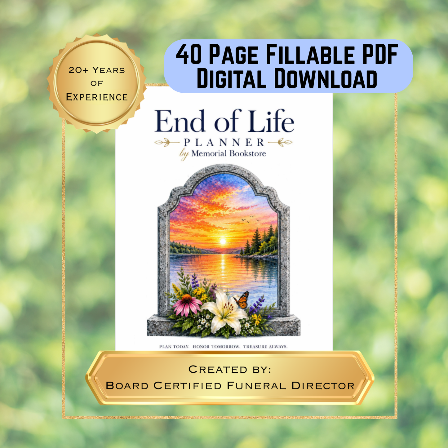 Digital End of Life Planner for Pre-Planning and At Need Final Arrangements