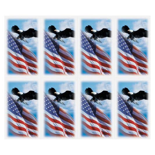 American Eagle Patriotic Memorial Prayer Cards