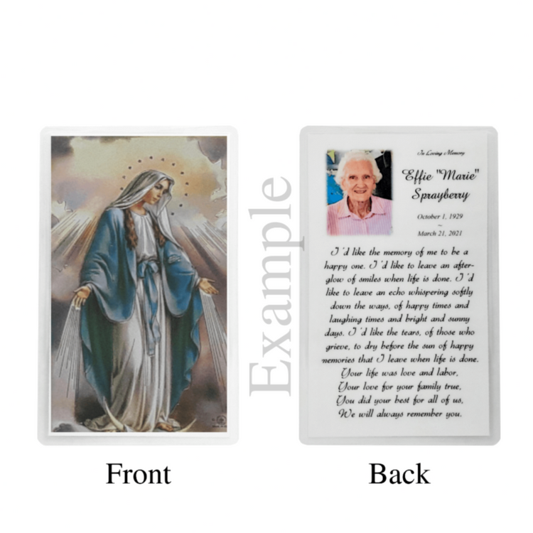 Holy Family Prayer Cards – Memorial Bookstore