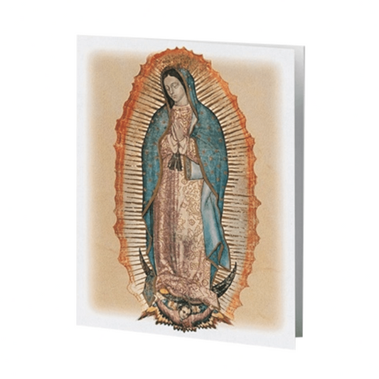 Funeral Celebration of Life Our Lady Of Guadalupe Acknowledgement Cards Thank You Notes Spanish En español Set of 25